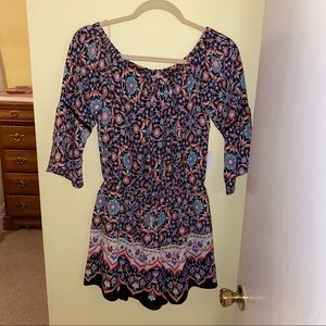 Off the shoulder romper